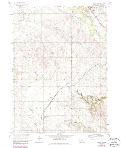 United States Geological Survey Neligh SE, NE (1963, 24000-Scale) digital map