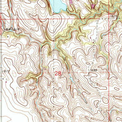 United States Geological Survey Neligh SE, NE (1963, 24000-Scale) digital map