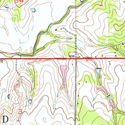 United States Geological Survey Nellie, OK (1956, 24000-Scale) digital map