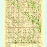 United States Geological Survey Nellie, OK (1956, 62500-Scale) digital map