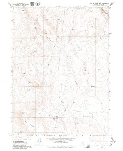 United States Geological Survey Nellie Spring Mountain, NV (1979, 24000-Scale) digital map