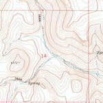 United States Geological Survey Nellie Spring Mountain, NV (1979, 24000-Scale) digital map