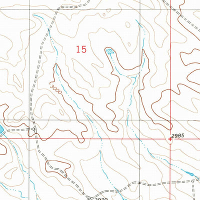 United States Geological Survey Nelson Butte, MT (1981, 24000-Scale) digital map