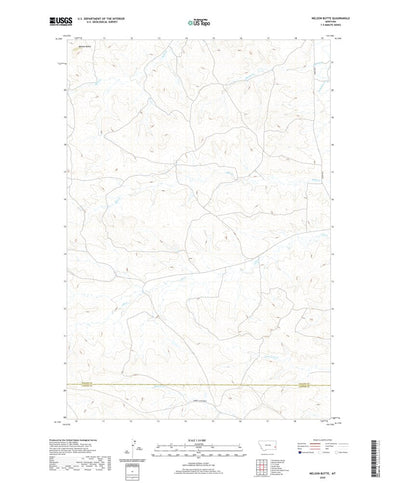 United States Geological Survey Nelson Butte, MT (2020, 24000-Scale) digital map