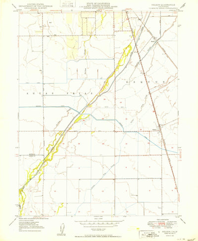 United States Geological Survey Nelson, CA (1950, 24000-Scale) digital map