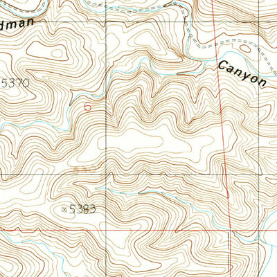 United States Geological Survey Nelson Canyon East, NM (1988, 24000-Scale) digital map