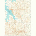 United States Geological Survey Nelson Creek Bay, MT (1973, 24000-Scale) digital map