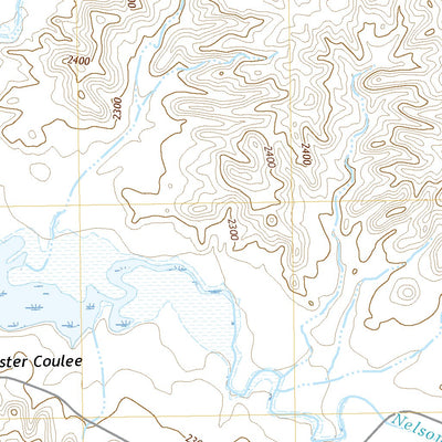 United States Geological Survey Nelson Creek Bay, MT (2020, 24000-Scale) digital map