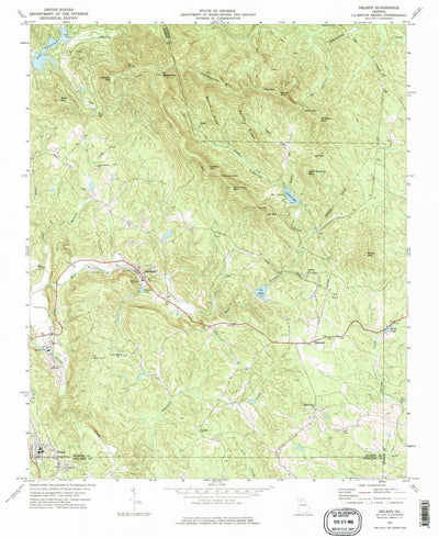 United States Geological Survey Nelson, GA (1972, 24000-Scale) digital map