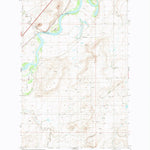 United States Geological Survey Nelson Island, MT (1983, 24000-Scale) digital map