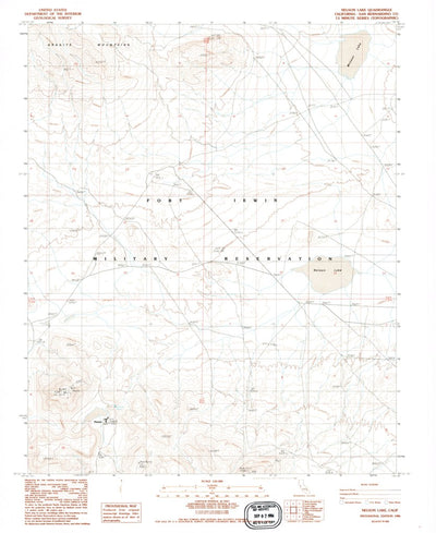 United States Geological Survey Nelson Lake, CA (1986, 24000-Scale) digital map