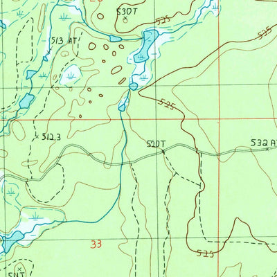 United States Geological Survey Nelson Lake, MI (1985, 24000-Scale) digital map