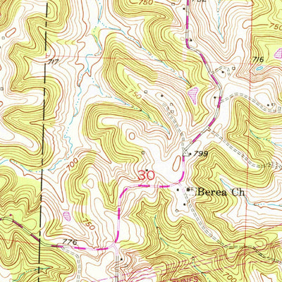 United States Geological Survey Nelson, MO (1953, 24000-Scale) digital map