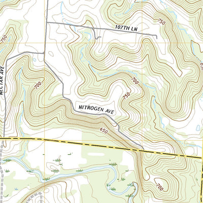 United States Geological Survey Nelson, MO (2021, 24000-Scale) digital map