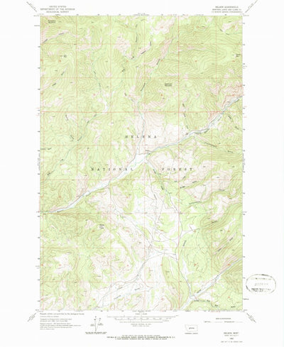 United States Geological Survey Nelson, MT (1962, 24000-Scale) digital map