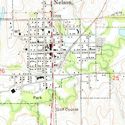 United States Geological Survey Nelson, NE (1974, 24000-Scale) digital map