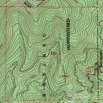 United States Geological Survey Nelson Peak, WA (1992, 24000-Scale) digital map
