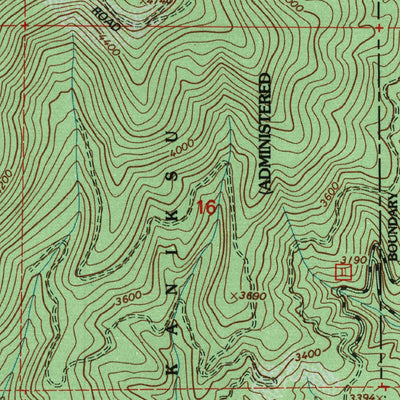 United States Geological Survey Nelson Peak, WA (1992, 24000-Scale) digital map