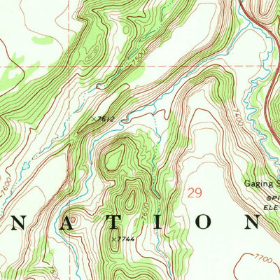 United States Geological Survey Nelson Reservoir, AZ (1969, 24000-Scale) digital map