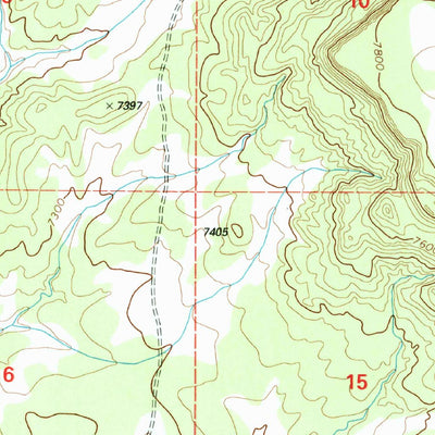 United States Geological Survey Nelson Reservoir NE, AZ-NM (1997, 24000-Scale) digital map