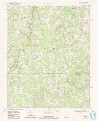 United States Geological Survey Nelson, VA-NC (1968, 24000-Scale) digital map