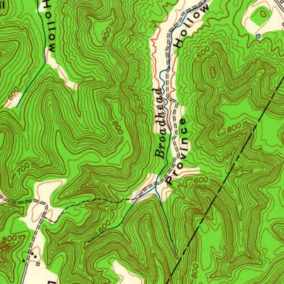 United States Geological Survey Nelsonville, KY (1953, 24000-Scale) digital map