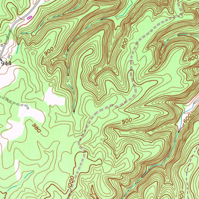 United States Geological Survey Nelsonville, KY (1967, 24000-Scale) digital map