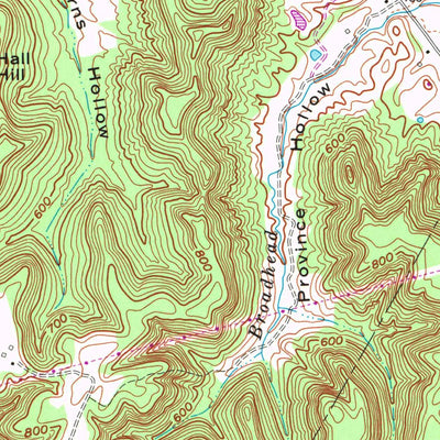 United States Geological Survey Nelsonville, KY (1967, 24000-Scale) digital map