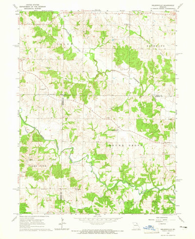 United States Geological Survey Nelsonville, MO (1964, 24000-Scale) digital map