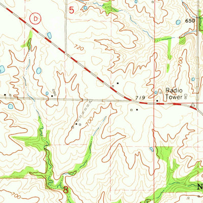 United States Geological Survey Nelsonville, MO (1964, 24000-Scale) digital map