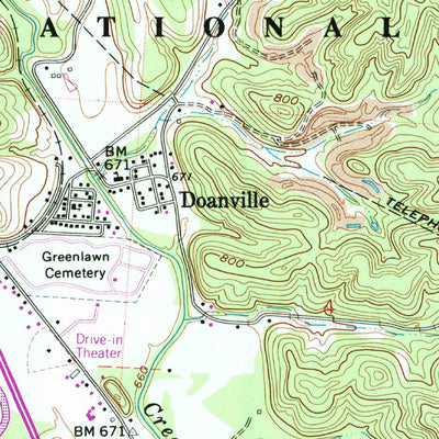 United States Geological Survey Nelsonville, OH (1961, 24000-Scale) digital map