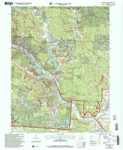 United States Geological Survey Nelsonville, OH (2002, 24000-Scale) digital map