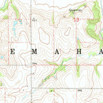United States Geological Survey Nemaha, NE-MO (1966, 24000-Scale) digital map