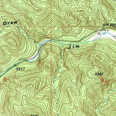 United States Geological Survey Nemo, SD (1953, 24000-Scale) digital map