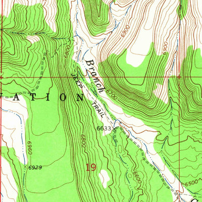 United States Geological Survey Neola NW, UT (1965, 24000-Scale) digital map