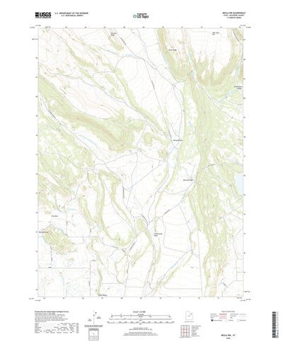 United States Geological Survey Neola NW, UT (2020, 24000-Scale) digital map