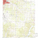 United States Geological Survey Neosho East, MO (1972, 24000-Scale) digital map