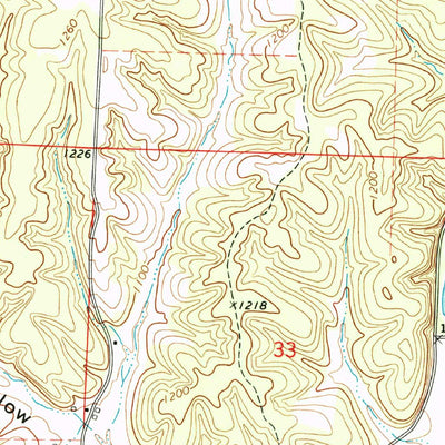 United States Geological Survey Neosho East, MO (1972, 24000-Scale) digital map