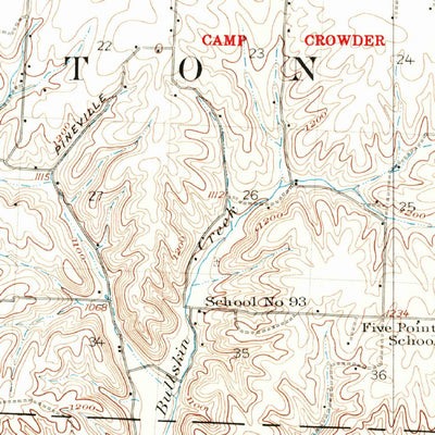 United States Geological Survey Neosho, MO (1916, 62500-Scale) digital map