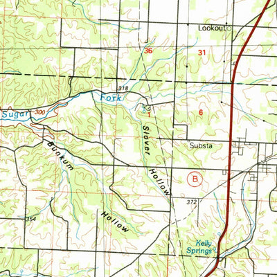 United States Geological Survey Neosho, MO-OK-KS (1986, 100000-Scale) digital map