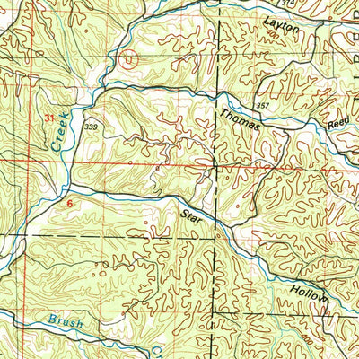 United States Geological Survey Neosho, MO-OK-KS (1986, 100000-Scale) digital map