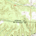 United States Geological Survey Neosho West, MO (1972, 24000-Scale) digital map