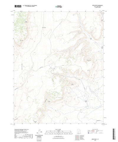 United States Geological Survey Nephi Point, UT (2023, 24000-Scale) digital map
