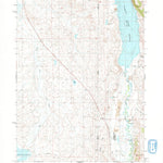 United States Geological Survey Neponset Reservoir NE, UT-WY (1991, 24000-Scale) digital map