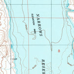 United States Geological Survey Neponset Reservoir NE, UT-WY (1991, 24000-Scale) digital map