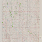 United States Geological Survey Nescatunga Creek North, KS (1980, 24000-Scale) digital map