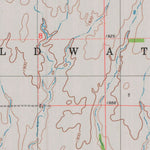 United States Geological Survey Nescatunga Creek North, KS (1980, 24000-Scale) digital map