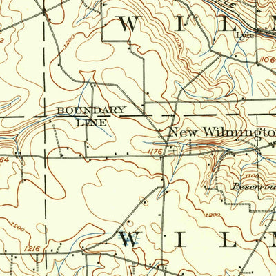 United States Geological Survey Neshannock, PA (1905, 62500-Scale) digital map