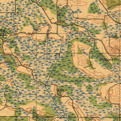 United States Geological Survey Neshkoro, WI (1918, 62500-Scale) digital map