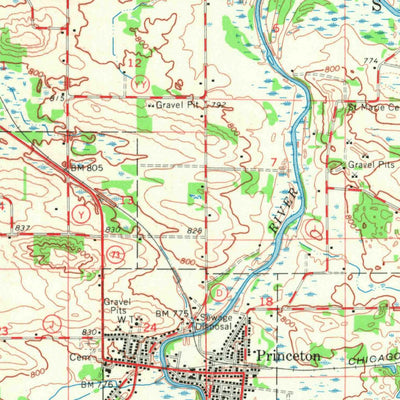 United States Geological Survey Neshkoro, WI (1963, 62500-Scale) digital map